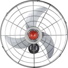 Ventilador De Parede Power 70 Ventisol 3 Pás Preto Bivolt, Bivolt