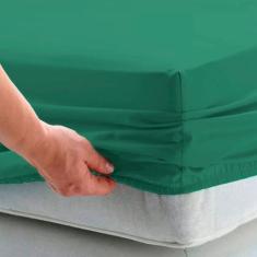 Lençol Viúvo c/ Elástico na Volta Toda Percal Flex 400 Fios Toque Maci