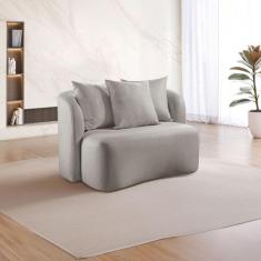 Sofá Curvo Orgânico Orion Elegância e Contemporaneidade - Zurc Decor