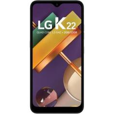 Smartphone LG K22 LMK200BMW 32GB Dual Chip Tela 6.2&quot; 4G WiFi Câmera Dual 13MP+2MP Cinza