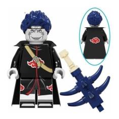 Boneco Blocos De Montar Hoshigaki Kisame + Samehada Naruto