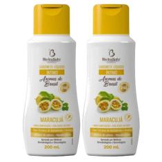 Kit 2 Sabonete Líquido Íntimo Maracujá 200Ml - Bio Instinto