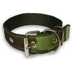 Coleira Xadrez 25Mm Para Cachorro Nicapet Verde Nº 7