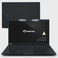 Notebook Positivo Vision R15 amd Ryzen 7-5700U Linux 8GB ram 256GB ssd 15.6 Full HD Lumina Bar - Preto