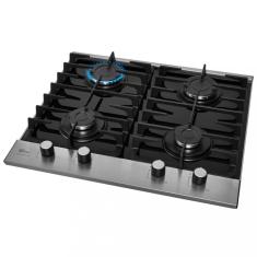 Cooktop 4 Bocas Vidro Temperado Platinium Fischer - Preto