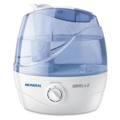 Umidificador de Ar Ultrassônico Mondial NUA-02 – Comfort Air 2 - 2,2 Litros Branco/Azul - Bivolt
