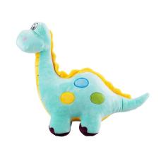 Dinossauro Pescoçudo Verde Turquesa 32Cm - Pelúcia