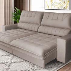 Sofá Regulável 3 Lugares 250 Cm Gold Star Platinum Marrom