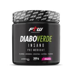 Pré Treino Diabo Verde Insano 300g Energético Ftw Workout - FTW Sports