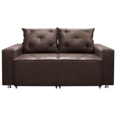 Sofá Retrátil e Reclinável 2 Lugares Bariloche 1.50cm Suede com Molas 