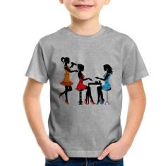 Camiseta Infantil Salão de Beleza Cabeleireira e Manicure - Foca na Mo