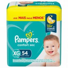 Fralda Pampers Confort Sec XG 54 Unidades -