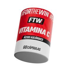 FTW Vitamina C 500mg Pote com 60 Cápsulas, Suplemento Antioxidante que Fortalece o Sistema Imunológico