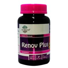 RENOV PLUS - Colágeno Hidrolisado 1250mg - 90 cápsulas - Para Flacidez, Unhas e Cabelos GAIA SEVEN 