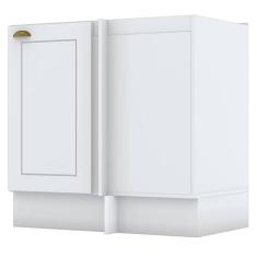 Balcão De Cozinha Canto Reto Nova York 1 Porta 1 Prateleira Branco Hp - Henn