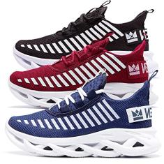 Kit 3 Tenis Masculino feminino unissex Oldsen jaguar corrida academia caminhada