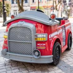 Carrinho elétrico de Bombeiro da Patrulha Canina com Controle Remoto 12V Bang Toys