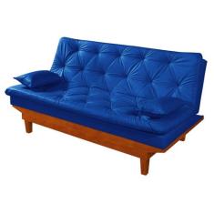 Sofa Cama Caribe Em Material Sintetico Essencial Estofados - Essencial