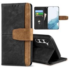 GANGANPRO Coldre de celular de negócios de couro para Samsung Galaxy Xcover7 5G, capa flip antiderrapante resistente a arranhões com suporte para cartão, capa carteira com suporte de 6,6 polegadas -