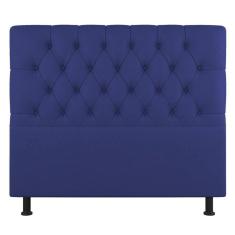 Cabeceira Cama Box Casal Nice 140cm Suede Azul - Abmaza