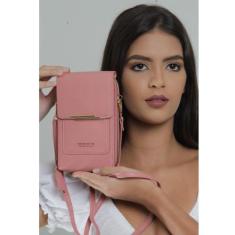 Bolsa Carteira Feminina Transversal  Executivo Leve Visor - AlwyStore,