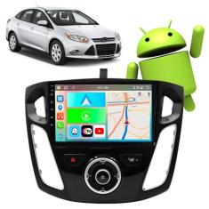 Kit Multimídia 9 Polegadas Ford Focus 2014-2019 Android CarPlay GPS - 