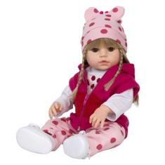 Boneca Princesa Reborn Adora Silicone Infantil - Cegonha Reborn Dolls