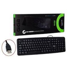 Teclado Usb Ergonomico Preto 4001-01