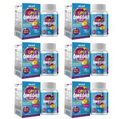 6x Super Ômega 3 Infantil 90 Caps Ekobé