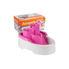 Fonte bebedouro para cães e gatos DuraCats bivolt Rosa