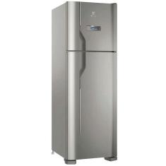 Geladeira Electrolux DFX41 Frost Free 371L Turbo Congelamento Duplex Inox