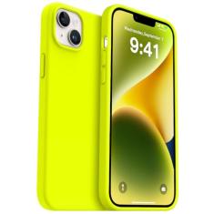 AOTESIER Capa compatível com iPhone 14 Plus, de silicone de grau alimentício, resistente ao desgaste, proteção antiqueda com forro de microfibra macia antiarranhões, capa para celular 14 Plus, 17 cm