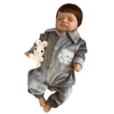 Bebê Reborn Hiper Realista Rosali Menino