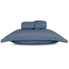 Jogo De Lençol Solteiro Slim Percal 200 Fios 2 Peças - Marinho