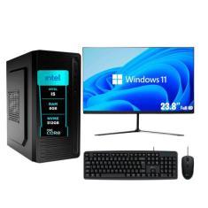 PC Completo eFacini, Intel Core i5, 8GB, RAM SSD Monitor 24 polegadas 