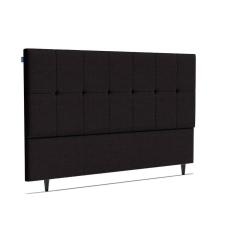 Cabeceira Piave Veluto Preto Sup King (8x195x120) - Ortobom
