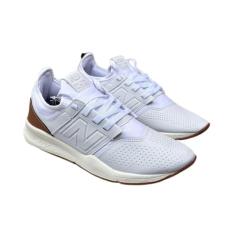 Tenis Masculino NB 247 Branco Luxe Premium Academia Casual Queimão de 