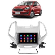 Kit Multimídia Android Ford ka 2018 2019 2020 2021 7 Polegadas GPS Tv 