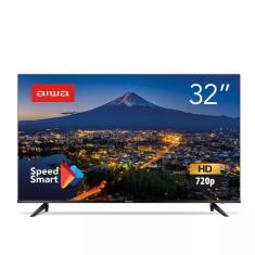 Smart Tv Aiwa 32” Hd, Borda Ultrafina, Hdr10, Dolby Áudio - Aws-tv-32-bl-01