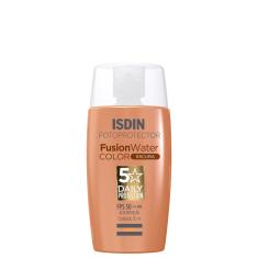 ISDIN Fusion Water 5 Stars Color Escuro FPS 50 - Protetor Solar Facial 50ml