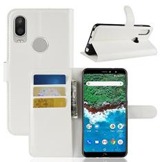 Capa BQ X2, capa carteira flip de couro PU premium com compartimento para cartão, suporte e fecho magnético [capa interior à prova de choque de TPU] Compatível com BQ X2