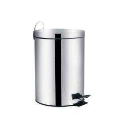 Lixeira 5 Litros Inox Linha Agata Mor Prata