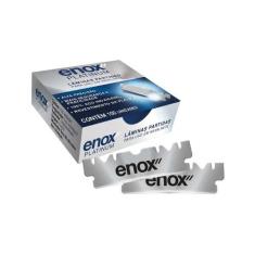 Lâminas para Barbear 100un 1/2 Fio Único Inox Enox Platinum