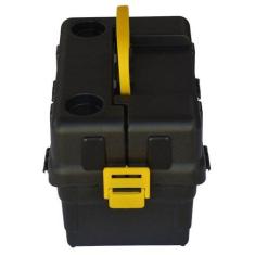 Caixa De Pesca Hi - CX-6BJ-PQ - 6 Bandejas Articuladas, Preto