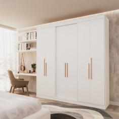 Guarda Roupa Casal 6 Portas Lugano