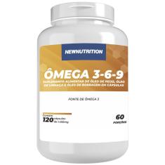 Ômega 3-6-9 - 120 Cápsulas NewNutrition-Unissex