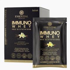 Immuno Whey Display 15 Sachês Essential Nutrition, Baunilha