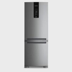 Geladeira Brastemp Frost Free Inverse a + + + 461 litros cor Inox com tecnologia Inverter e Freeze Control Advanced - BRE59FK