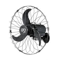 Ventilador Oscilante de Parede 60cm Goar Metal Preto 127V