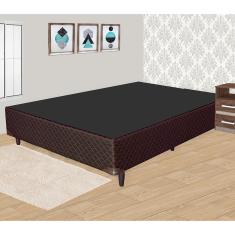 Base Box Casal Umaflex Orleans 26x138x188cm - Marrom